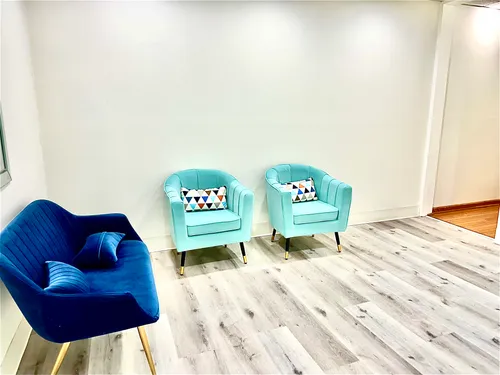 Spa-like waiting area for patients